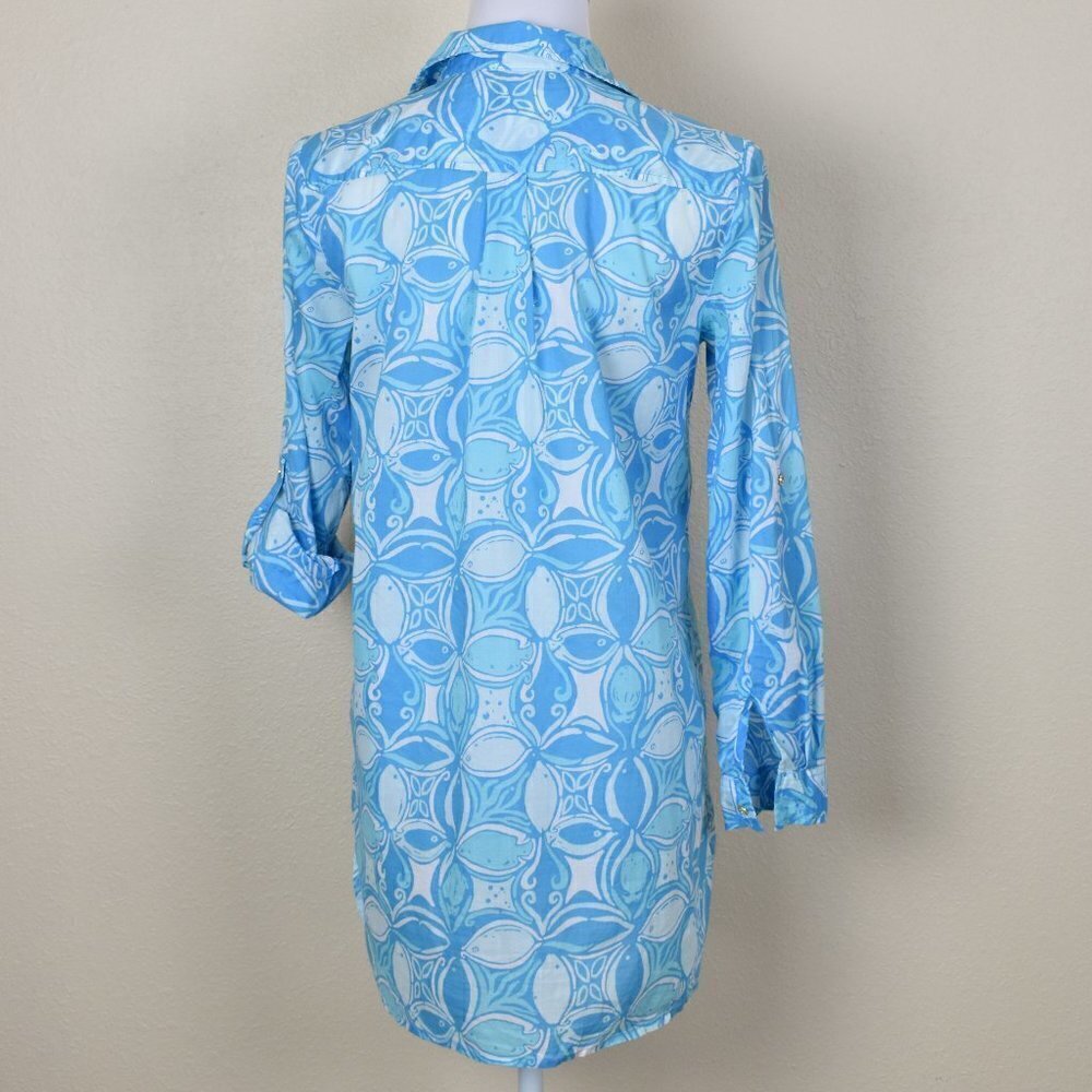 Lilly Pulitzer Women's Captiva Tunic Cover-up  Small - Picture 4 of 8